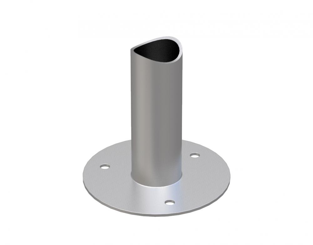 Стойка L150, D150, AISI304 полированная