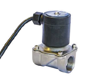 Быстродействующий электромагнитный клапан, IP68, DN25, 12B DC, ЭМК-1"-12В, нерж. сталь