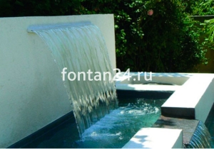 Фонтанная насадка Излив для водопада Pool Waterfall 600 мм Фонтанная насадка Излив для водопада Pool Waterfall 600 мм