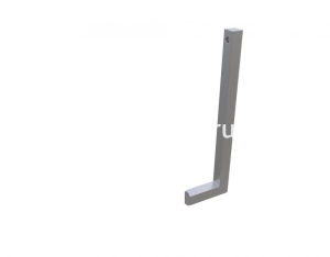 Кронштейн для светильника, нержавеющая сталь 100x80 мм