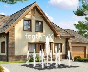 Уличный фонтан "Суперкуб" 3x3 м