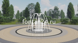 Фонтан для города "Гармония" ø=3 м Фонтан для города "Гармония" ø=3 м