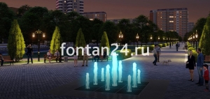 Фонтан для города "Куб"  3x3 м Фонтан для города "Куб"  3x3 м