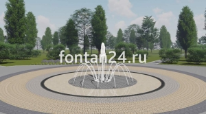 Фонтан для города "Дуэт средний" ø=3 м Фонтан для города "Дуэт средний" ø=3 м