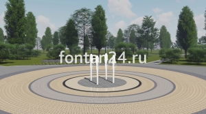 Фонтан для парка "Квартет" ø=2 м